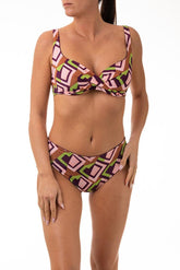 BIKINI FERRETTO COPPA C ROSA A5102CL ROSAMARRONE LUISA MARIA LUGLI